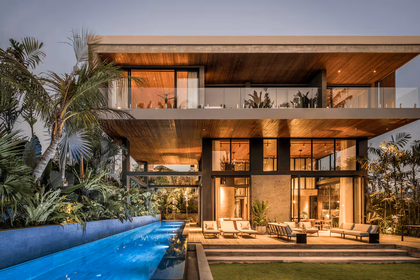 Modern luxury villa with pool